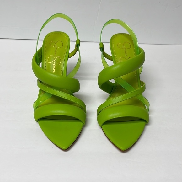 Jessica Simpson Shoes - Jessica Simpson Krissta Women's Slingback Heeled Sandals color spring green 6M